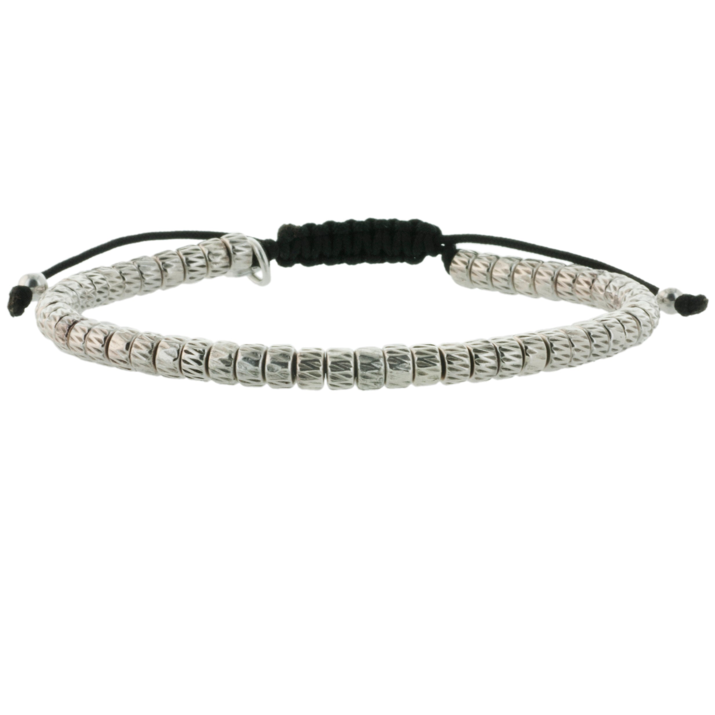 Urban Rondelle Men's Adjustable Bracelet