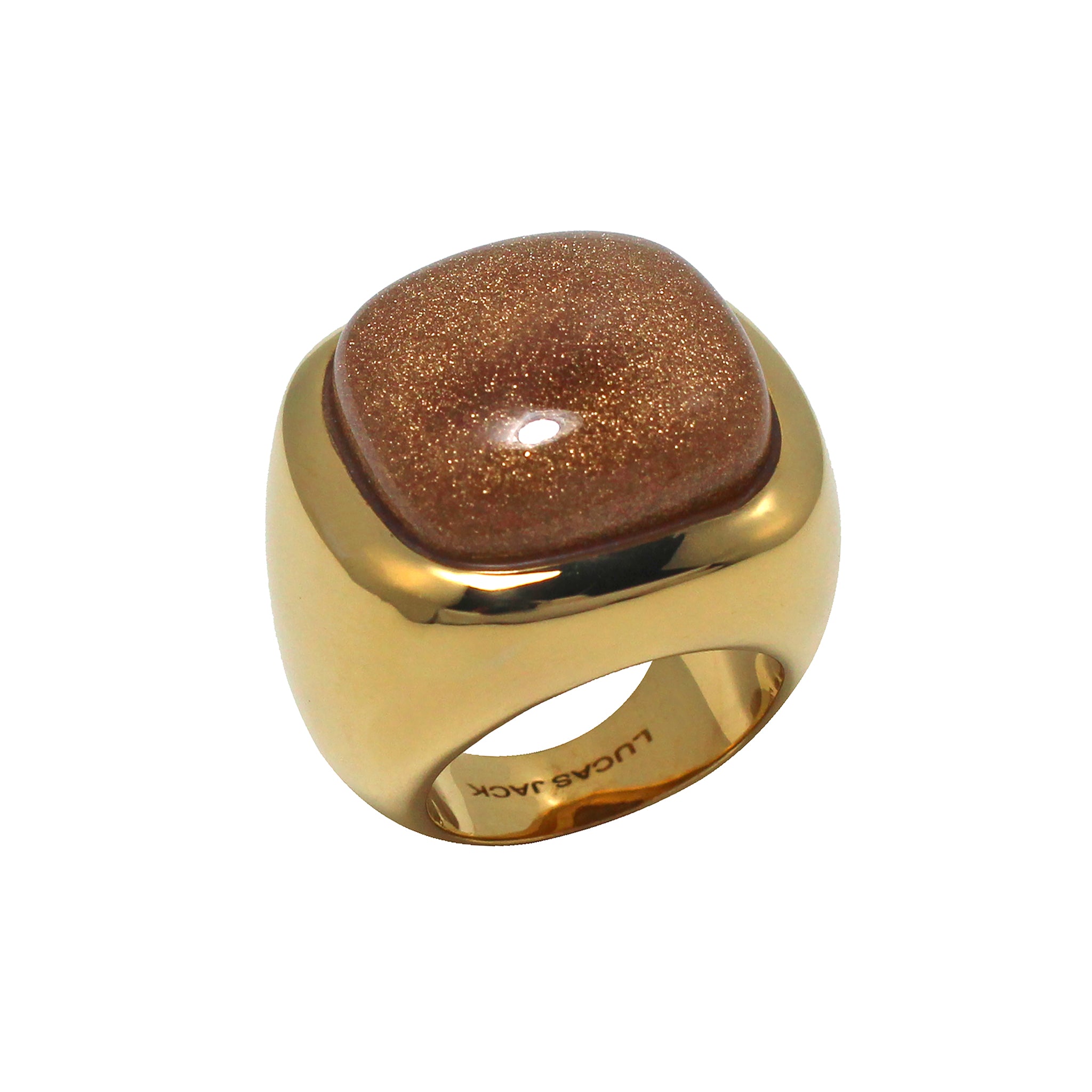 Serene Ring - Gold Sandstone