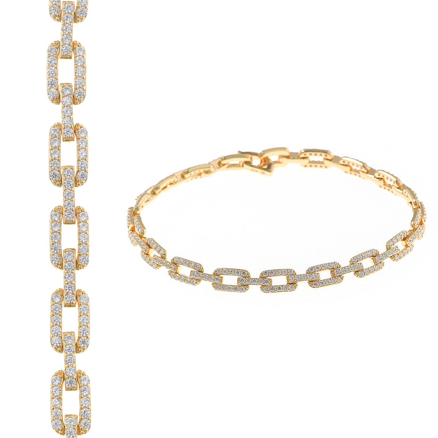 Gold Forzet Chain Bracelet