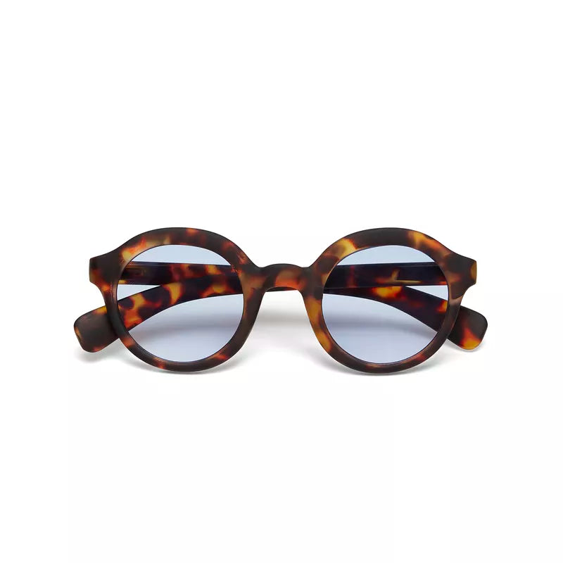 Lauro Round - Classic Havana / Blue Gradient
