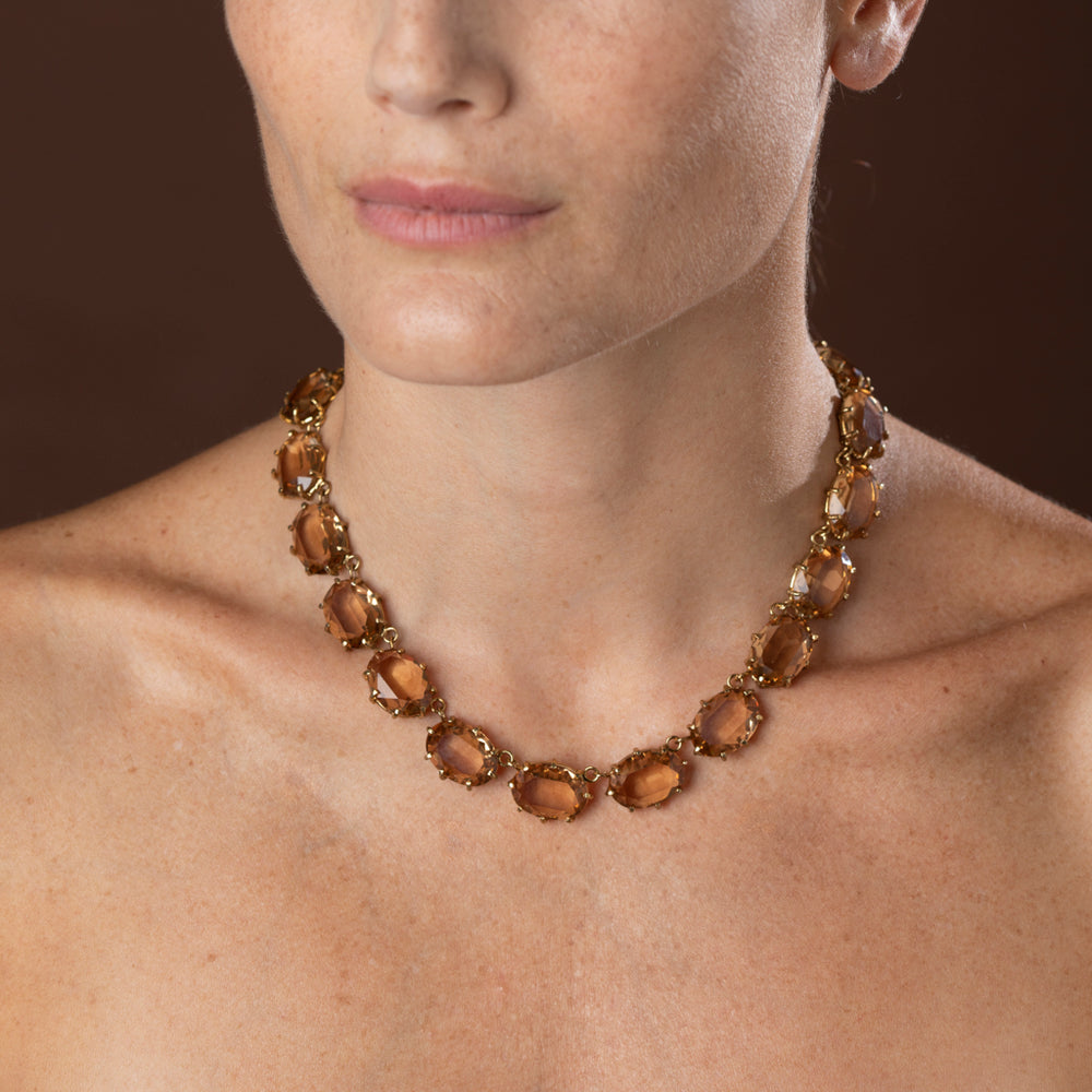 Anita Necklace Amber