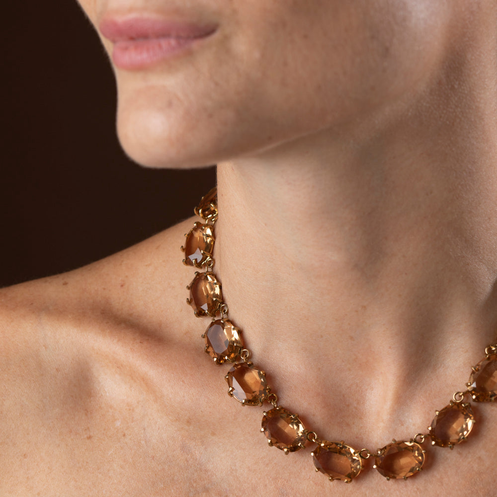 Anita Necklace Amber