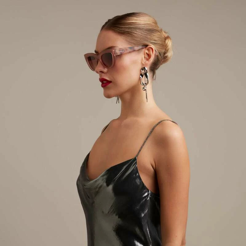 Claudia Big Cat Eye - Pink Havana