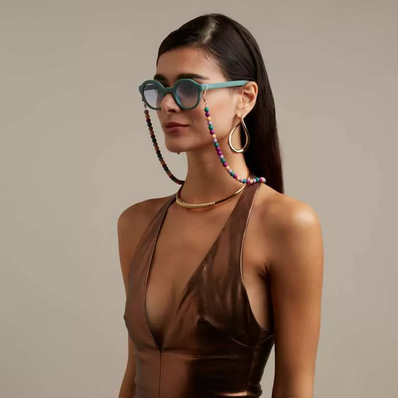 Lauro Round - Green Sage / Blue Gradient