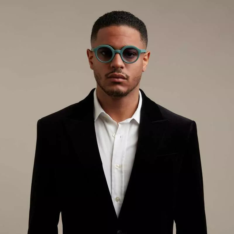 Lauro Round - Green Sage / Blue Gradient