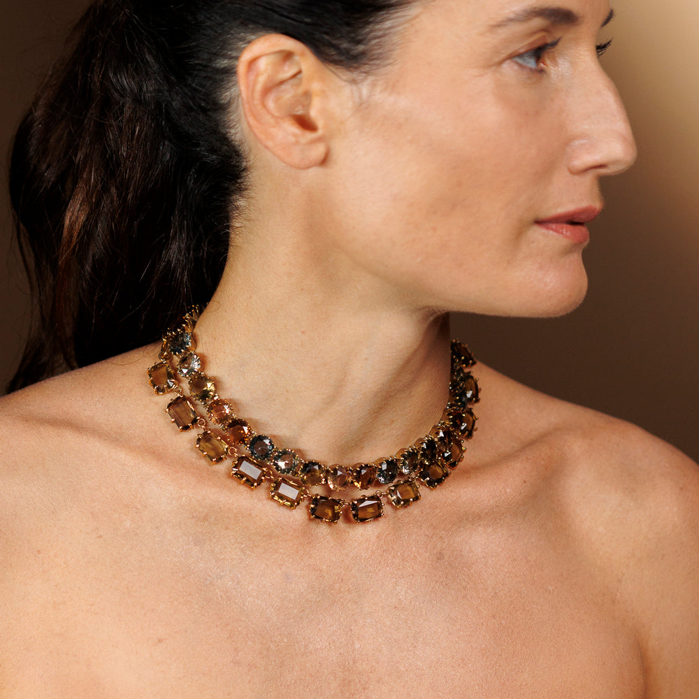 Apollonia Necklace Amber Tourmaline