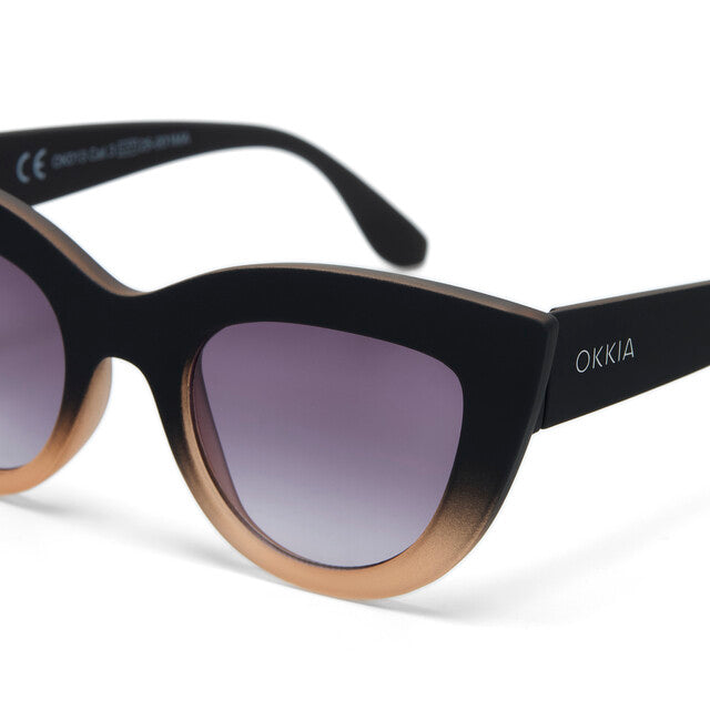 Claudia Big Cat Eye - Black Pink