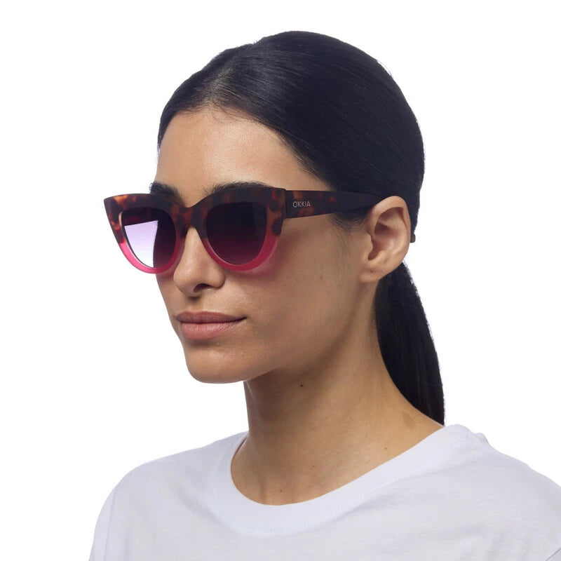 Claudia Big Cat Eye - Havana Pink