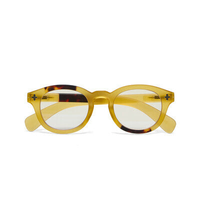 Milano Reading Glasses - Yellow Havana