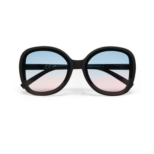 Anna - Black Lens Blue Pink