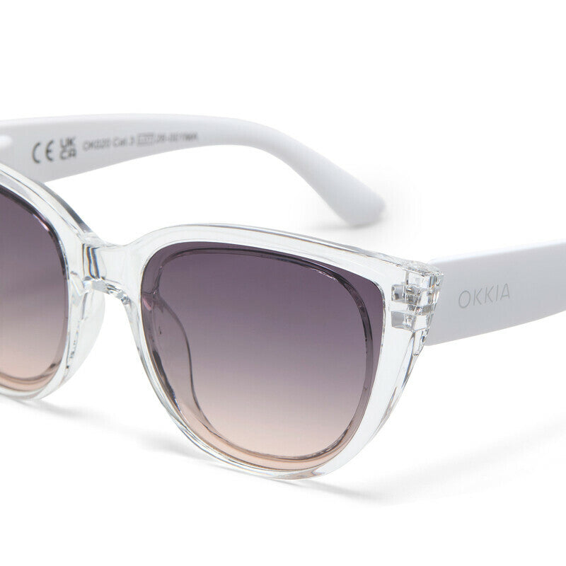 Silvia - Transparent Clear Lens Black