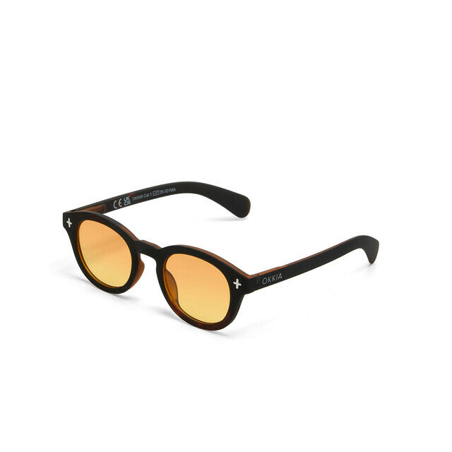 Milano - Black Havana - Lens Yellow