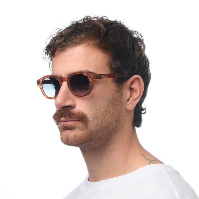 Milano - Sahara Havana Green Lenses