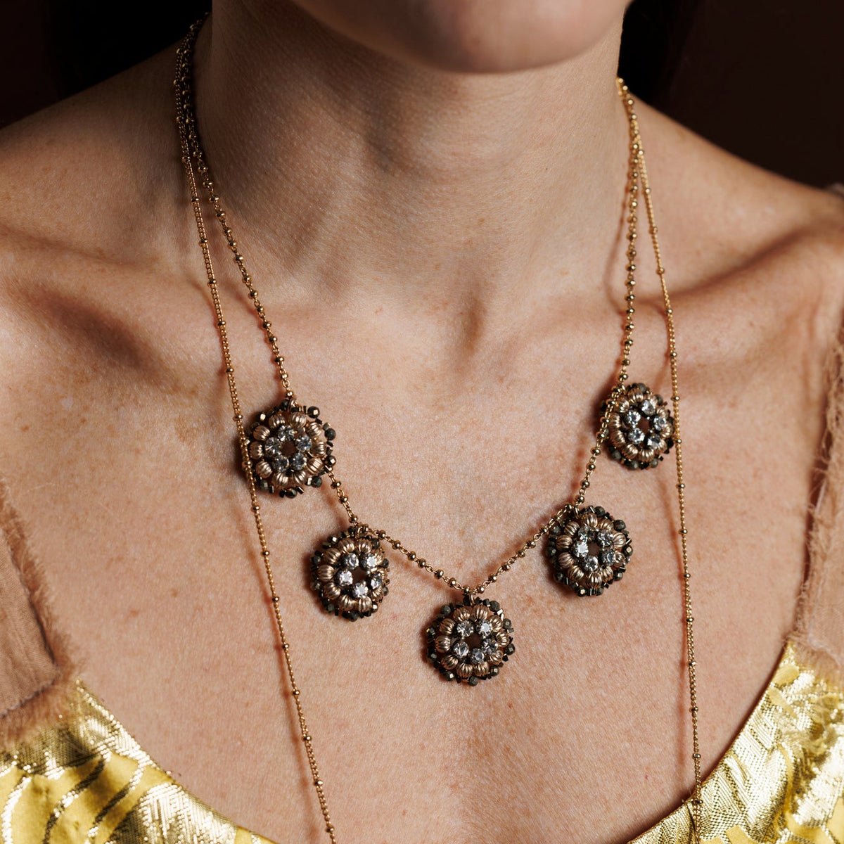 Marion Long Gold Necklace