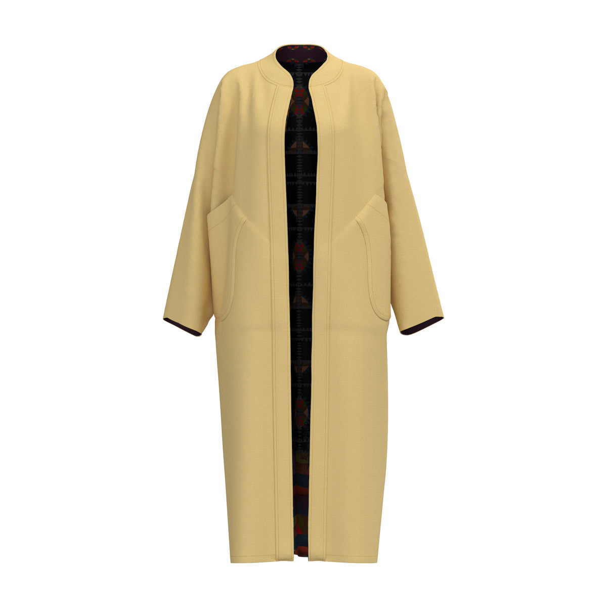 Pancake Wool Coat