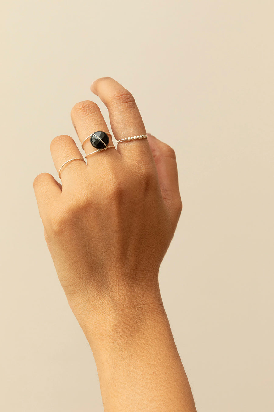 Chain ring Fruits d'or - Silver