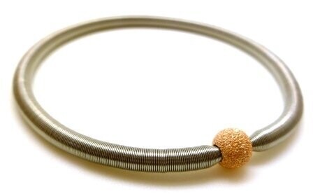 Domino Bracelet Diamond Silver 6mm - Rose Gold