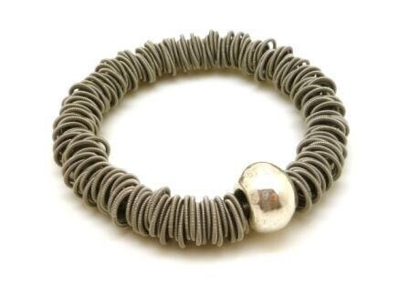 Hollow Silver Multi-Ring Bracelet