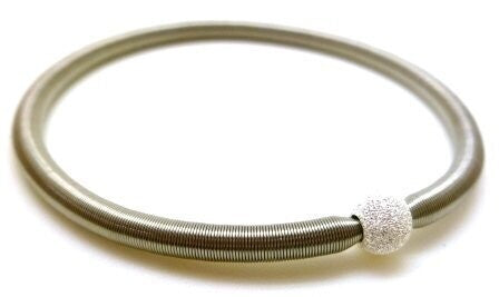 Domino Bracelet Diamond Silver 6mm - Crystal