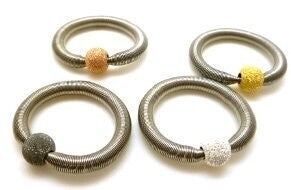 Diamond Silver Domino Ring