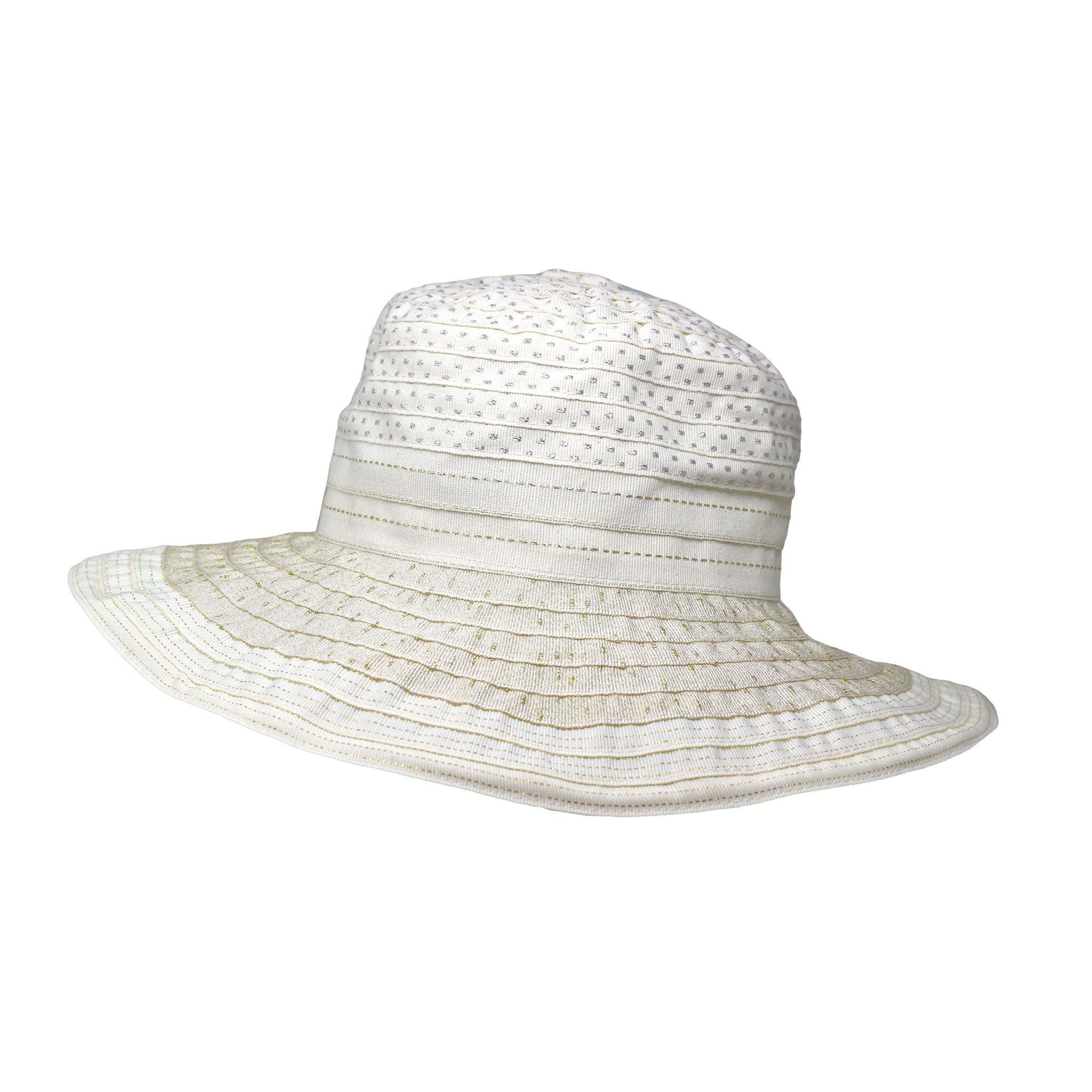 Fine-Ribbed Woven Hat – Natural
