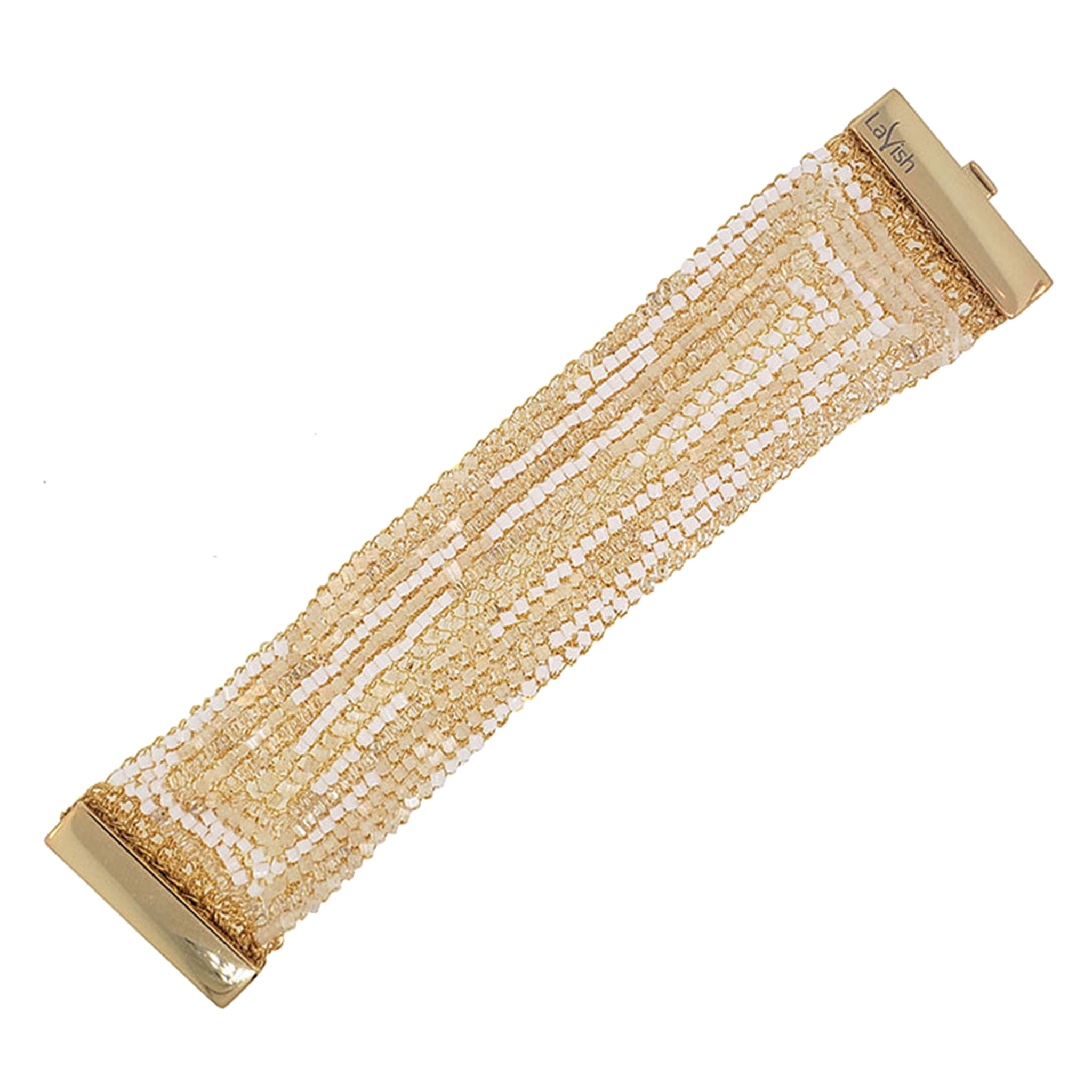White Mix Signature Handmade Crochet Bracelet