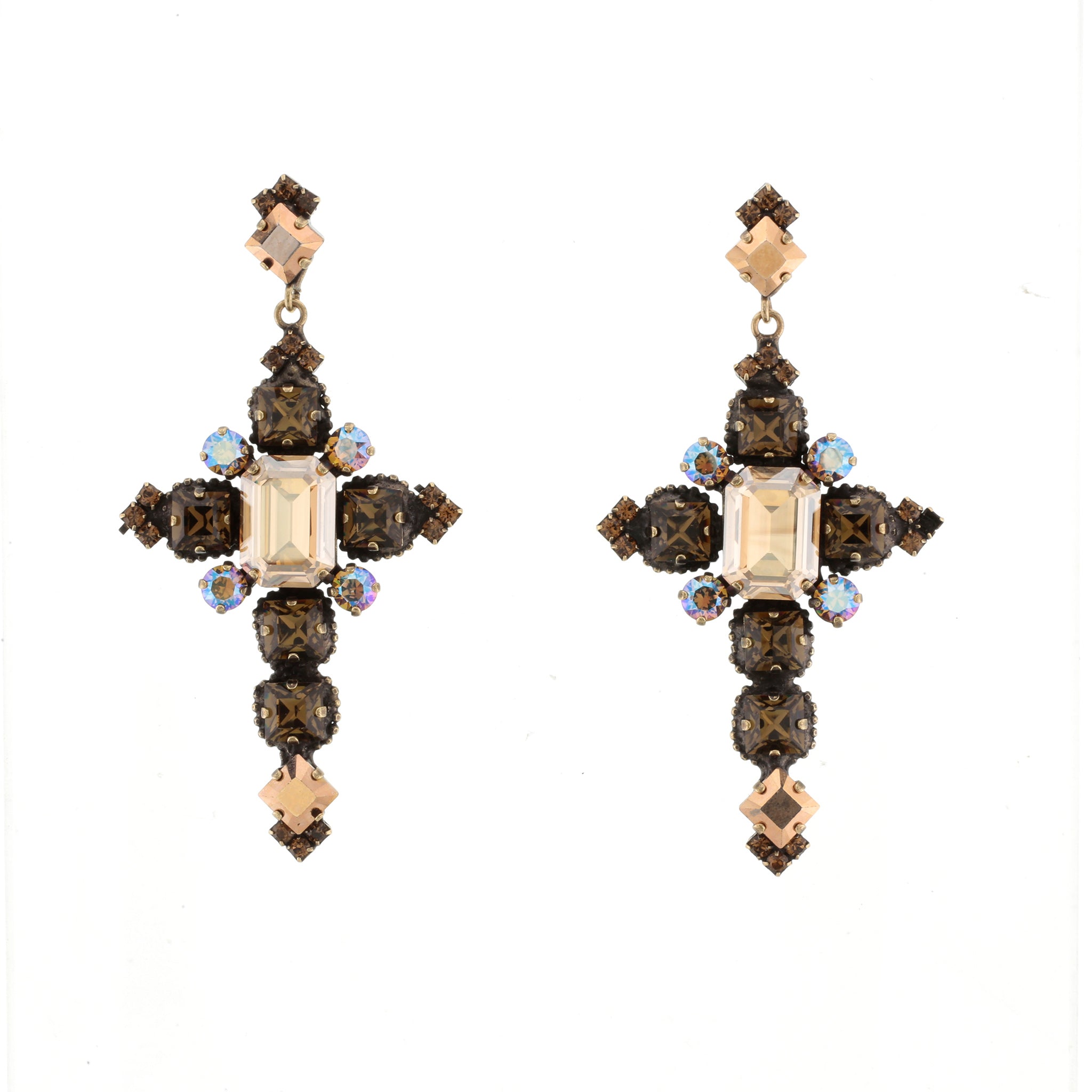 Earrings No 57468E32203 - Champagne