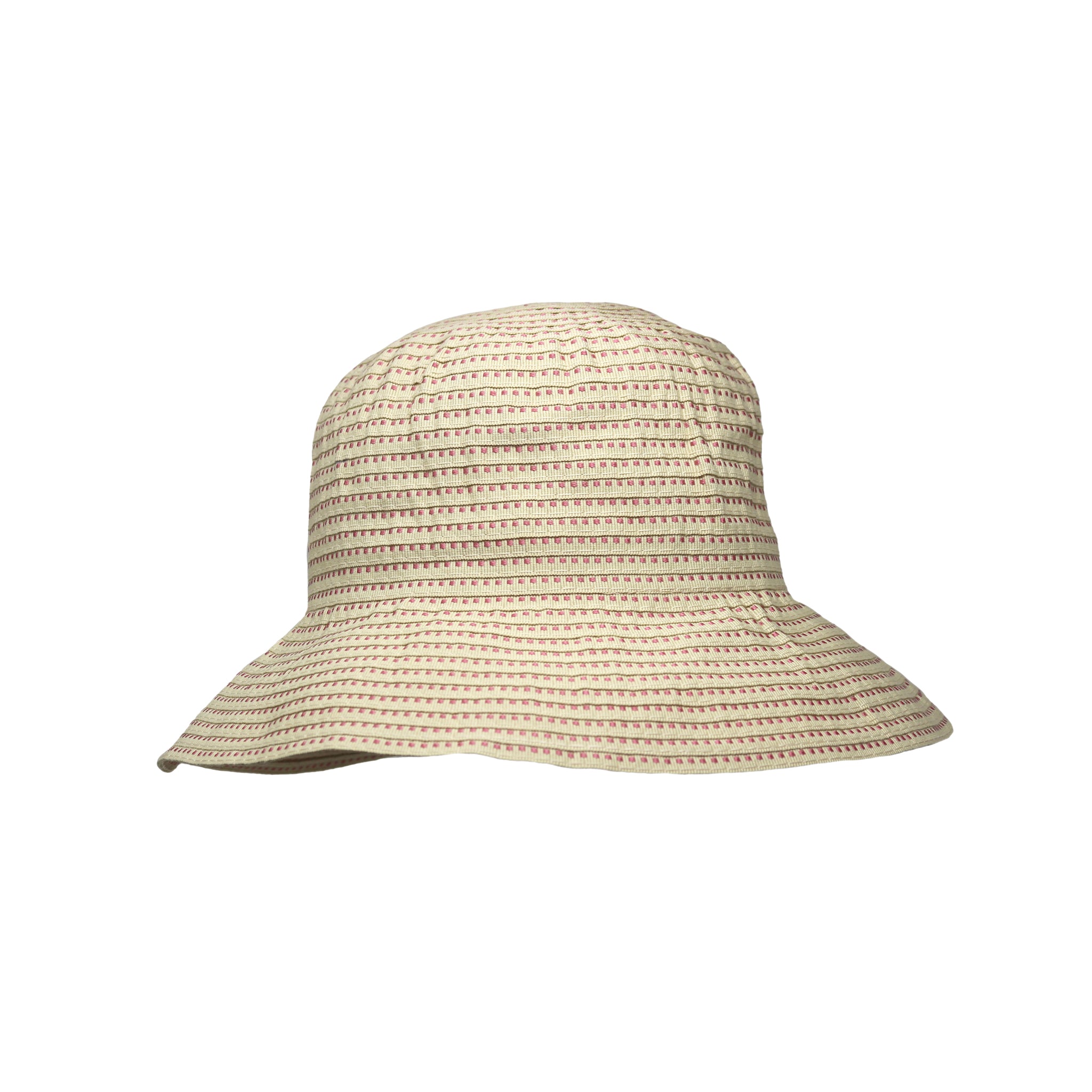 Striped Woven Bucket Hat
