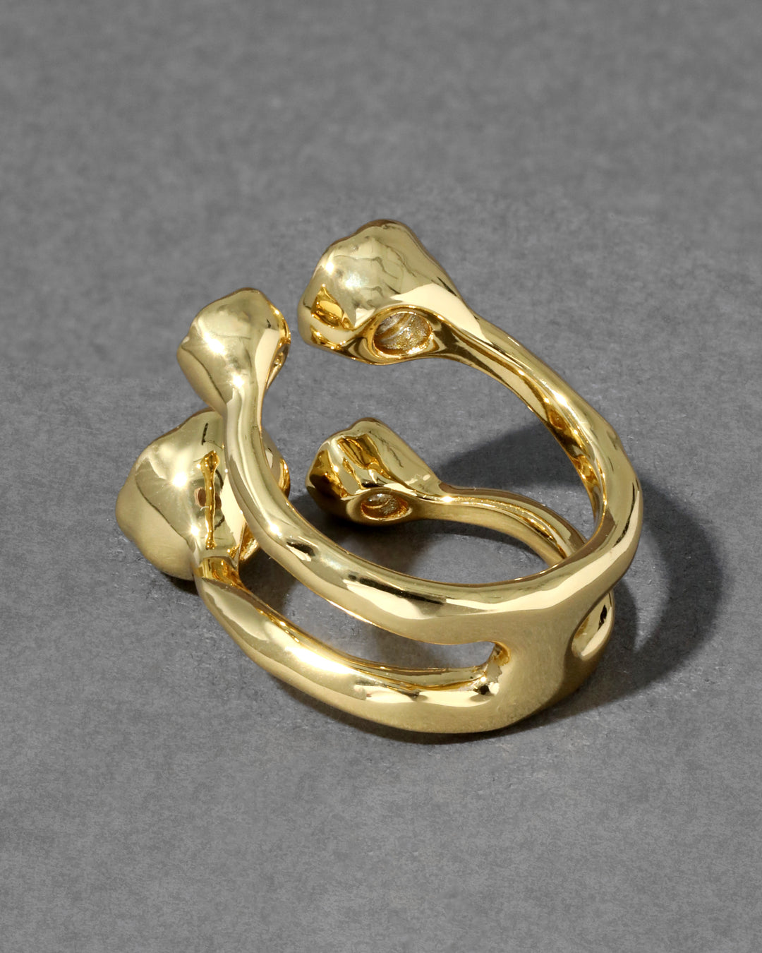 Asterales Gold Open Ring