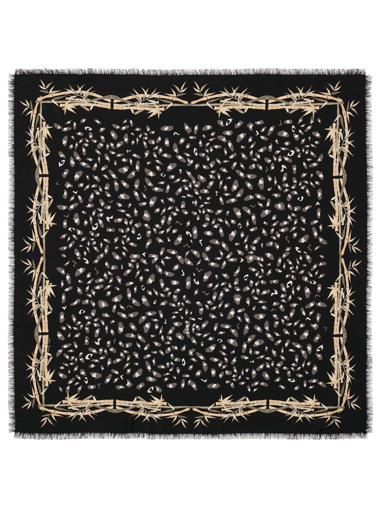 Silk 90x90 Square Scarf Animalier Print