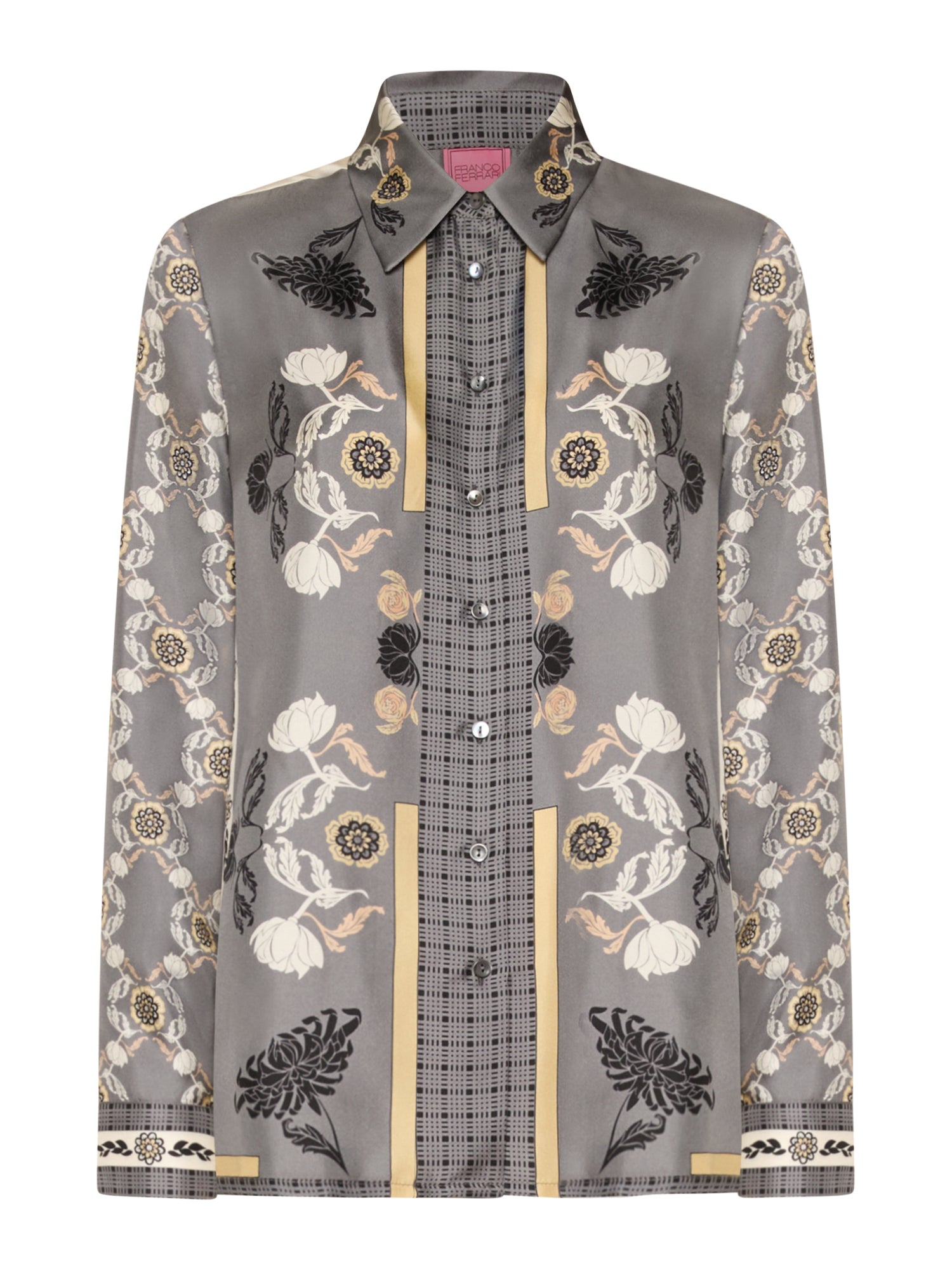 Silk Shirt Panther Print