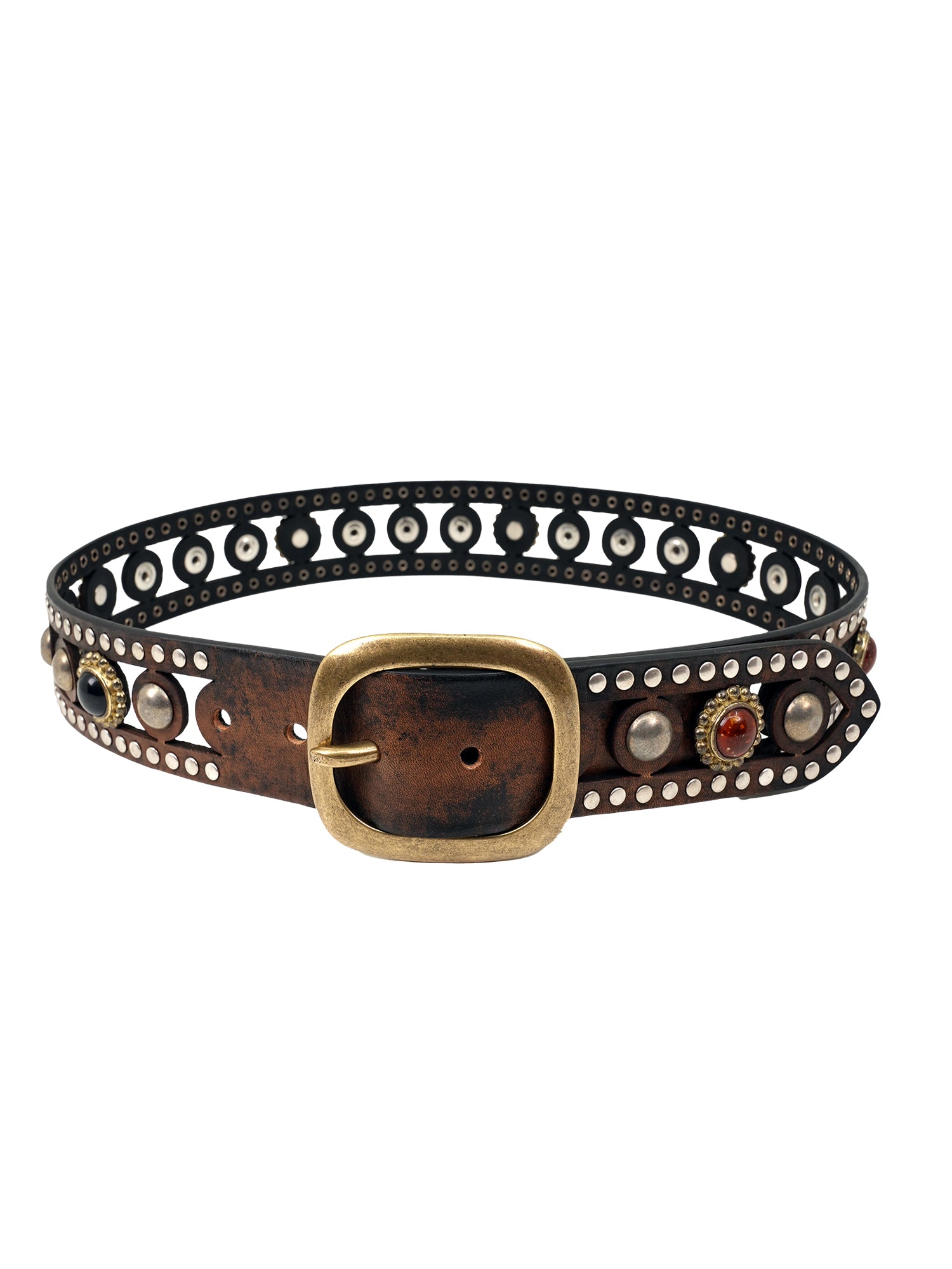 LEATHER BELT REMOVE COGNAC
