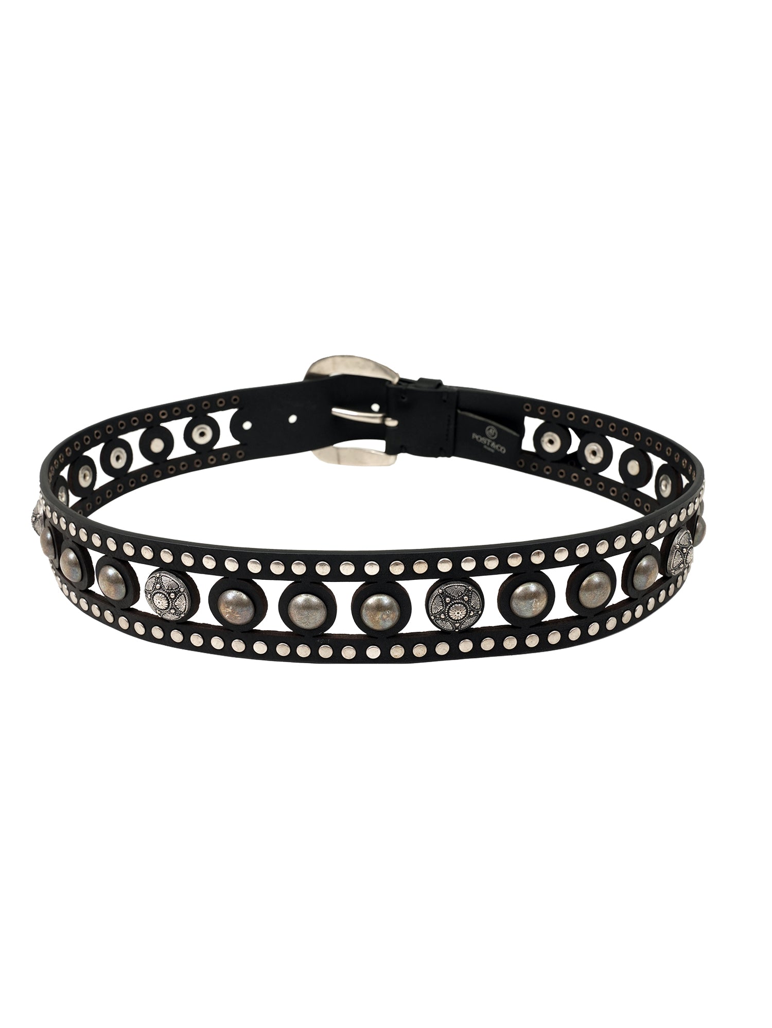 LEATHER BELT MISSOURI BLACK