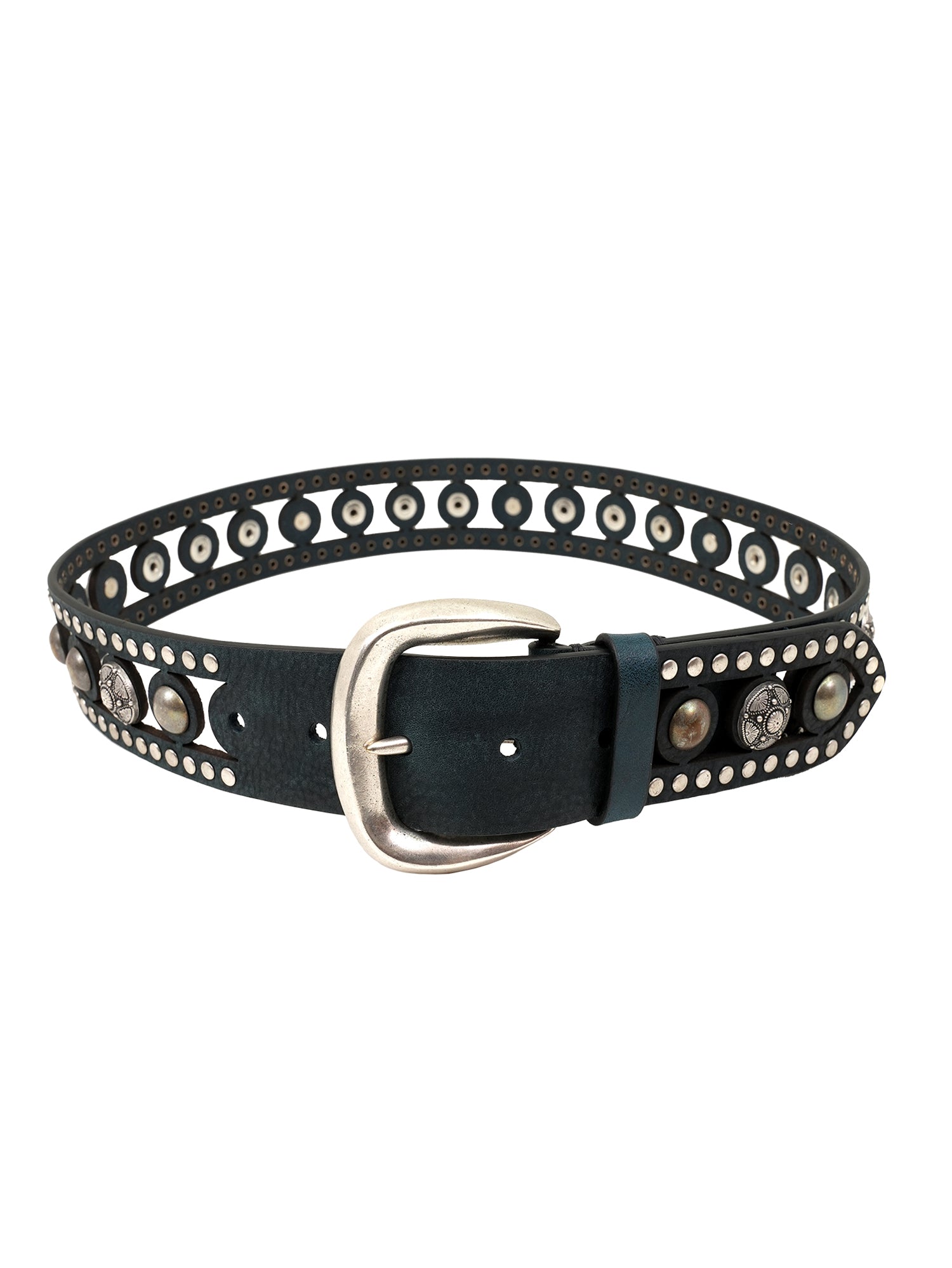 LEATHER BELT MISSOURI PETROLIO