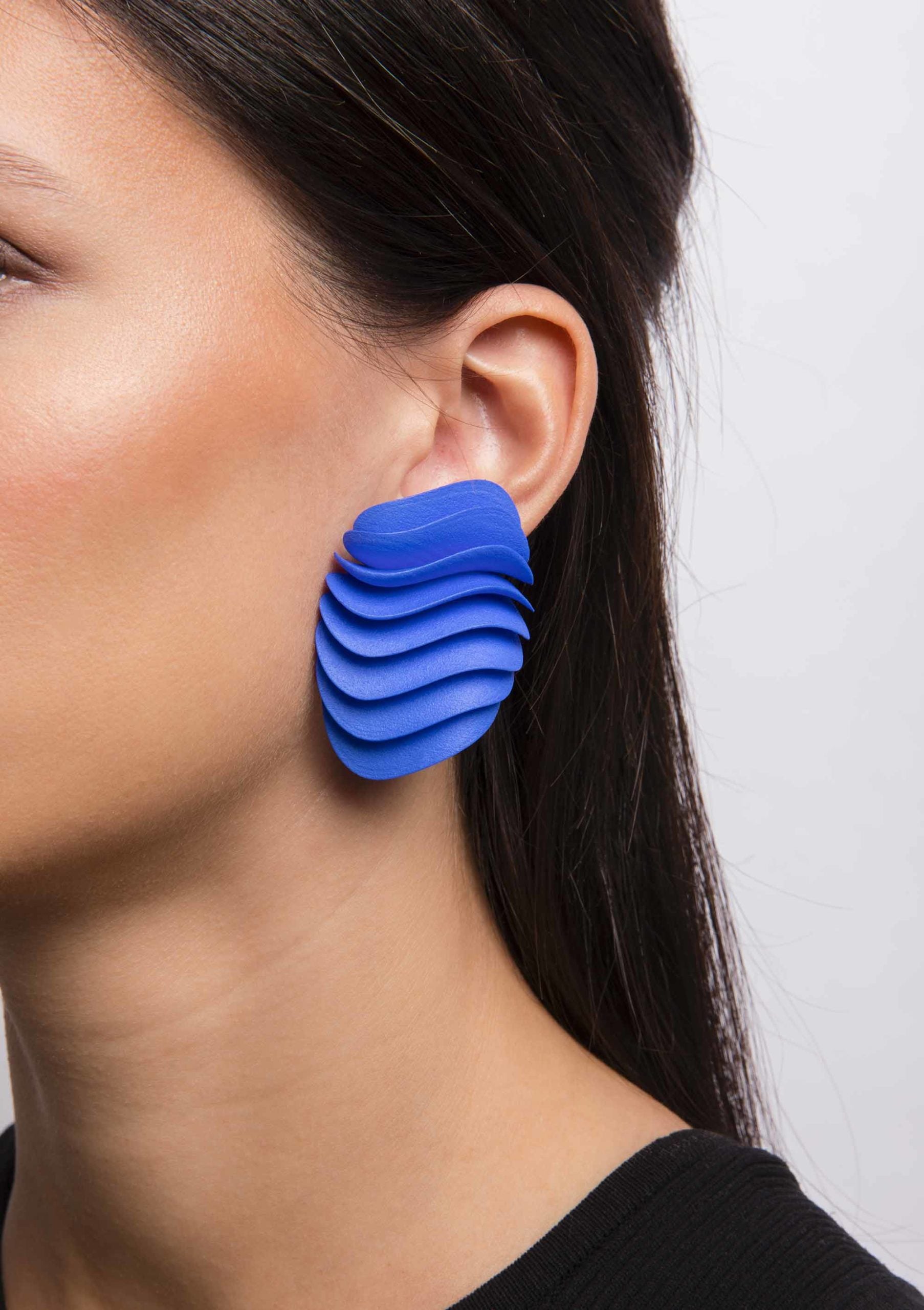 Athena Earrings 2 - White Gold