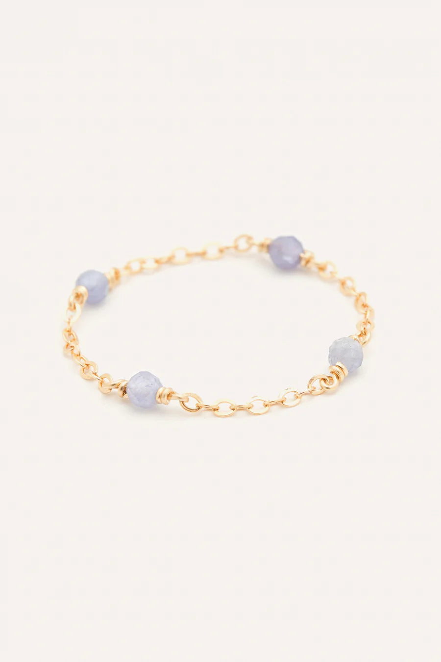 Chain Ring Satellite - Tanzanite