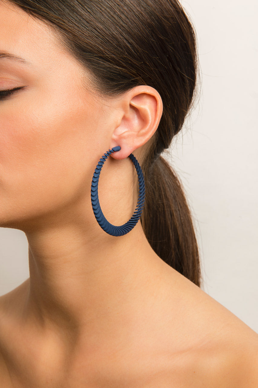 Bern Earrings 2 - Burgundy