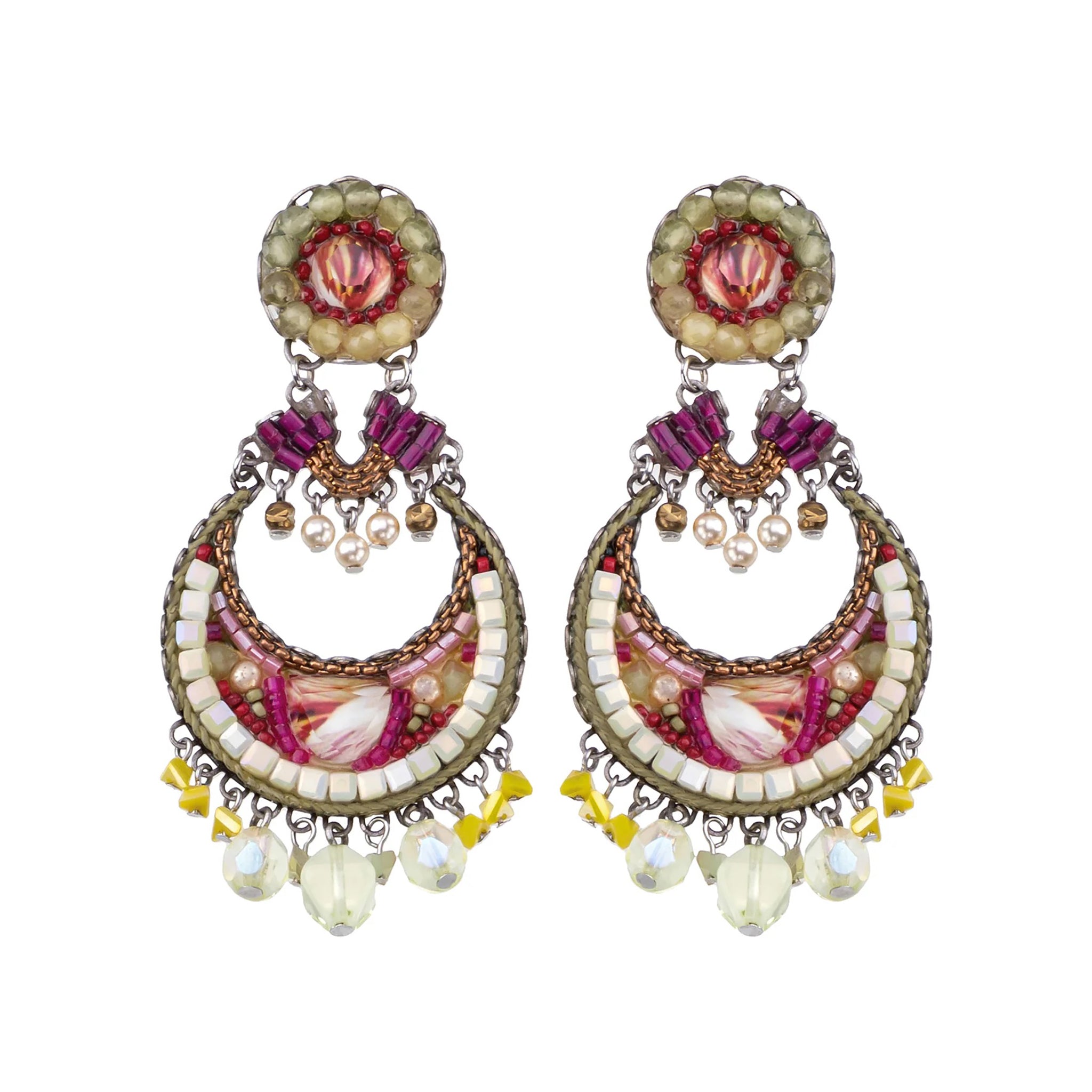 Vibrant Earrings Lemonade Set, Citronella