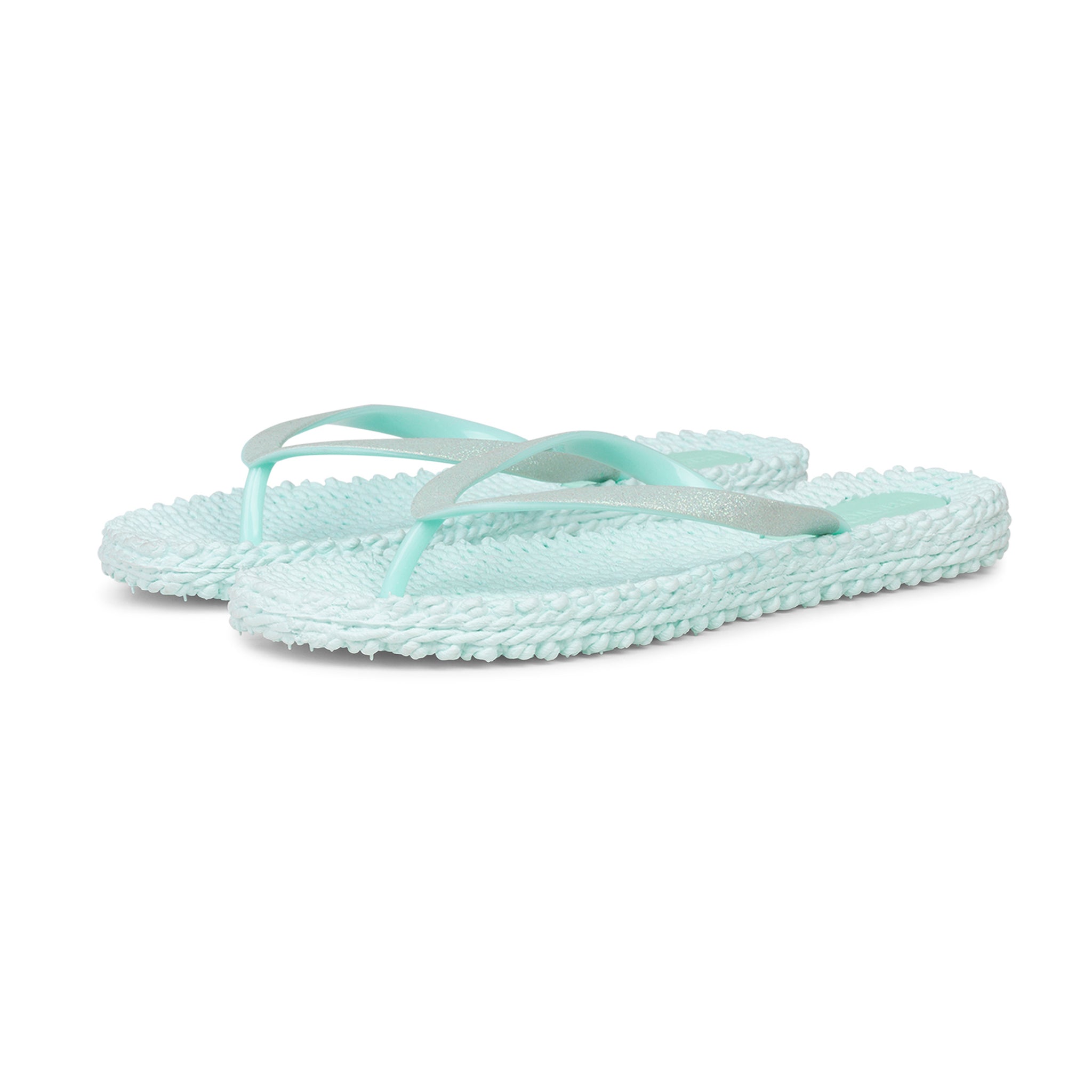 Flip Flop With Glitter - Jade Mint