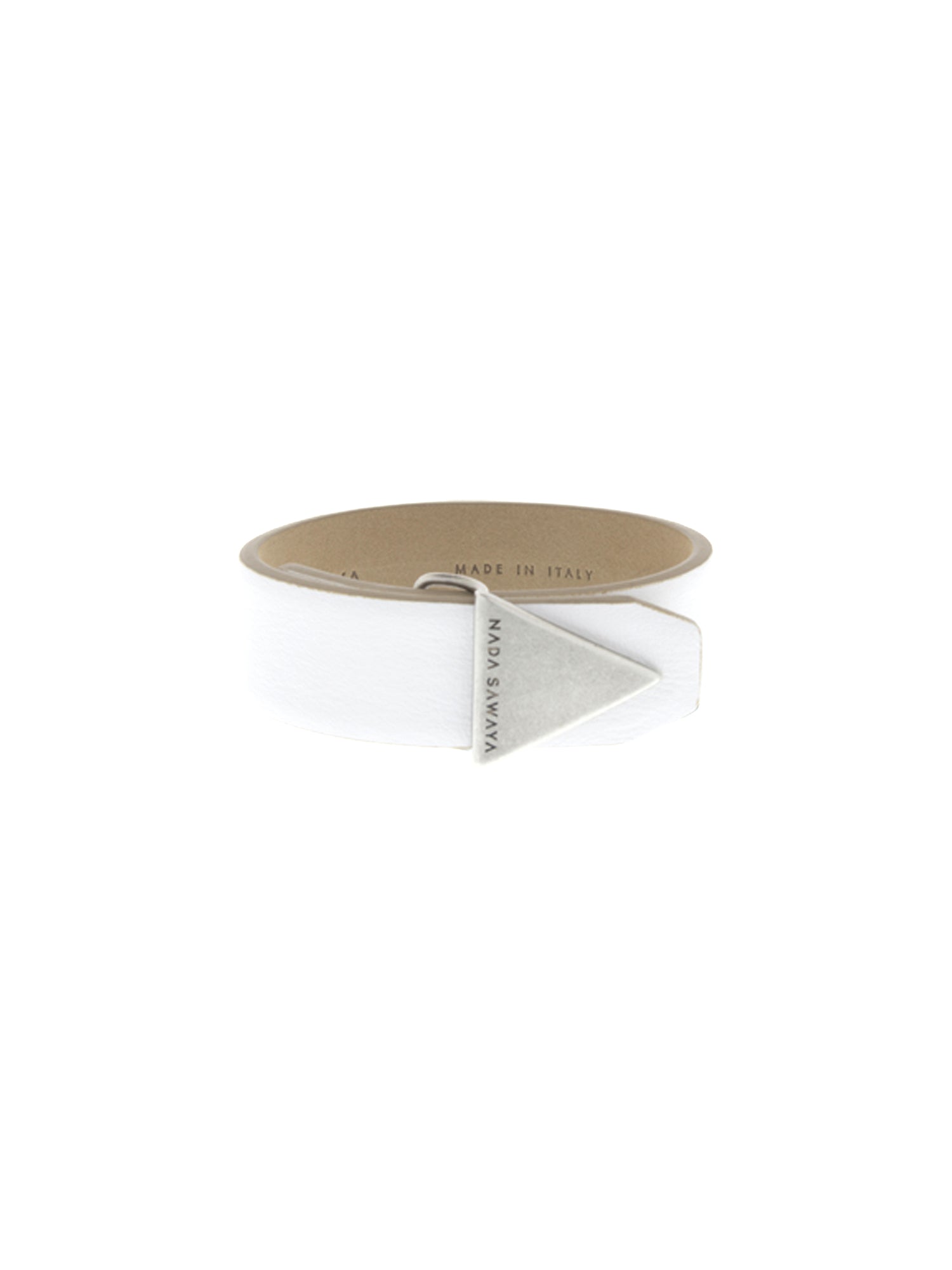 Single Wrap Leather Bracelet - White