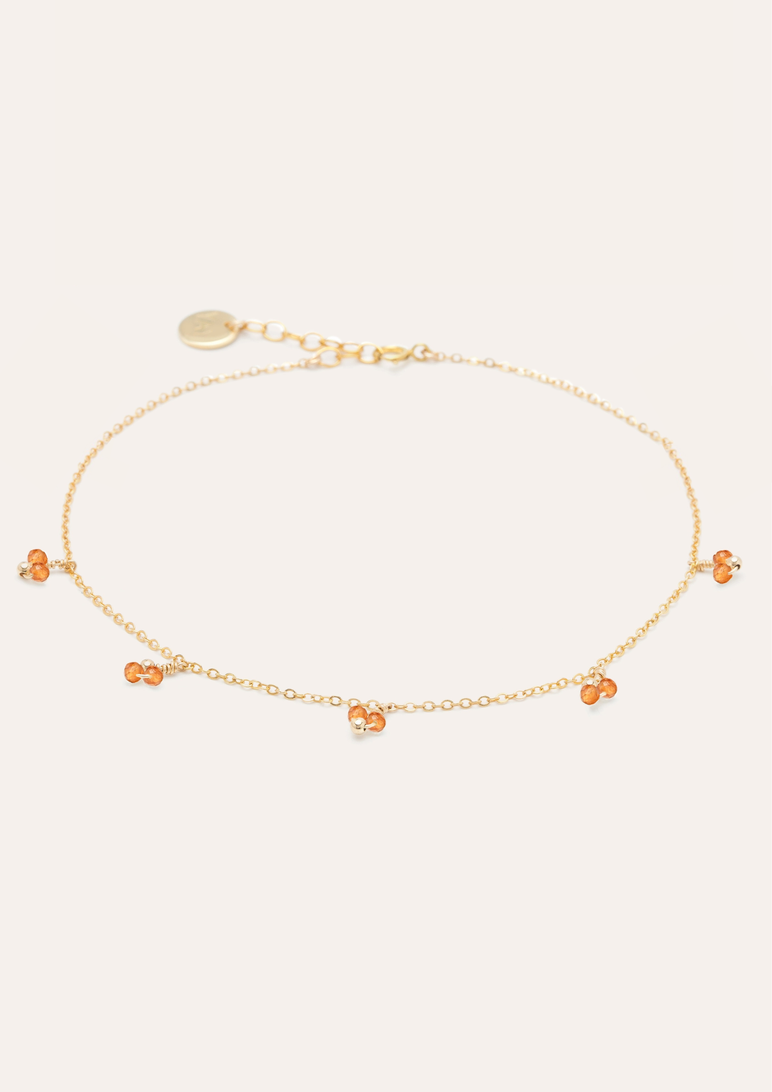Chain ankle Grelots - Orange