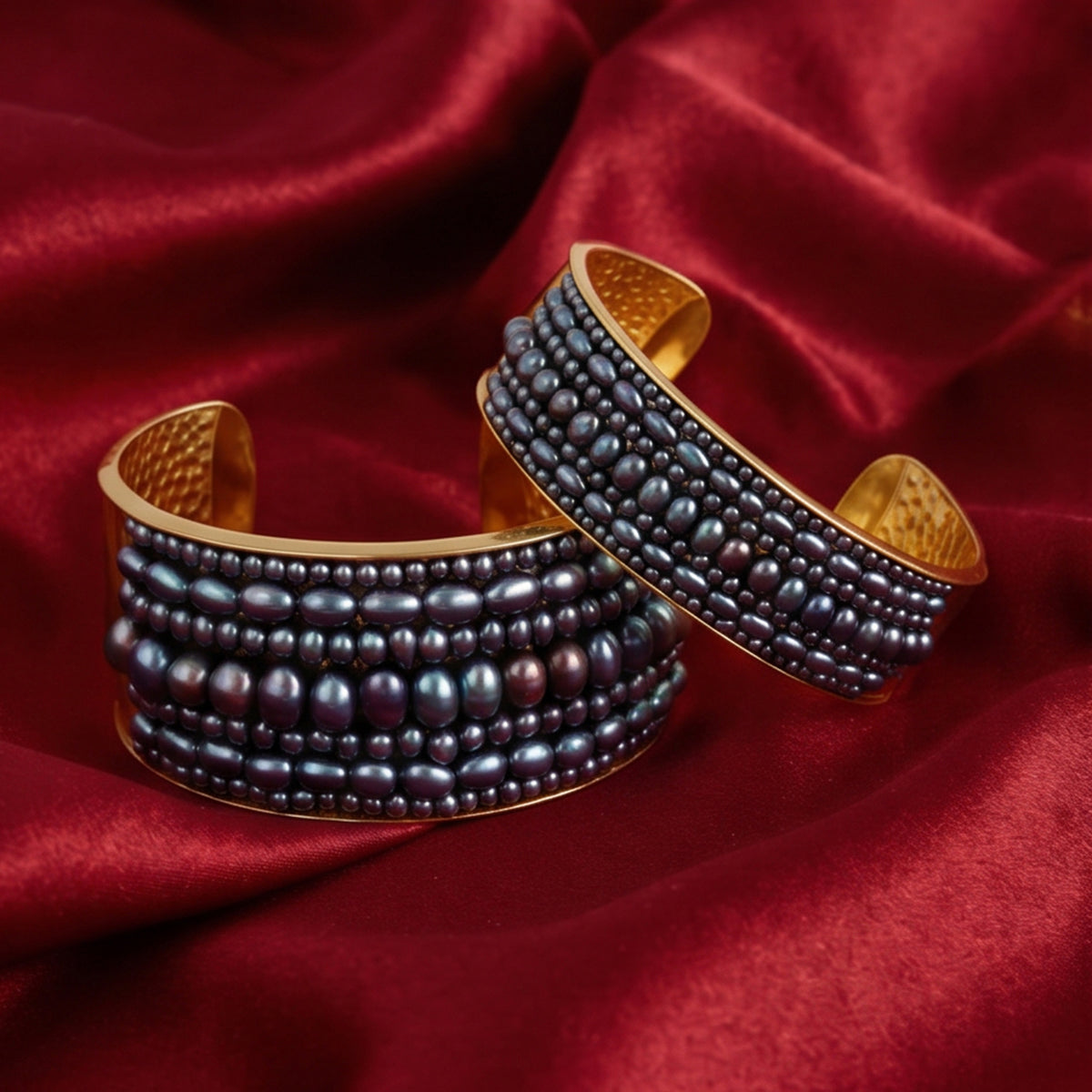 Dalila Cuff Bracelet – Black