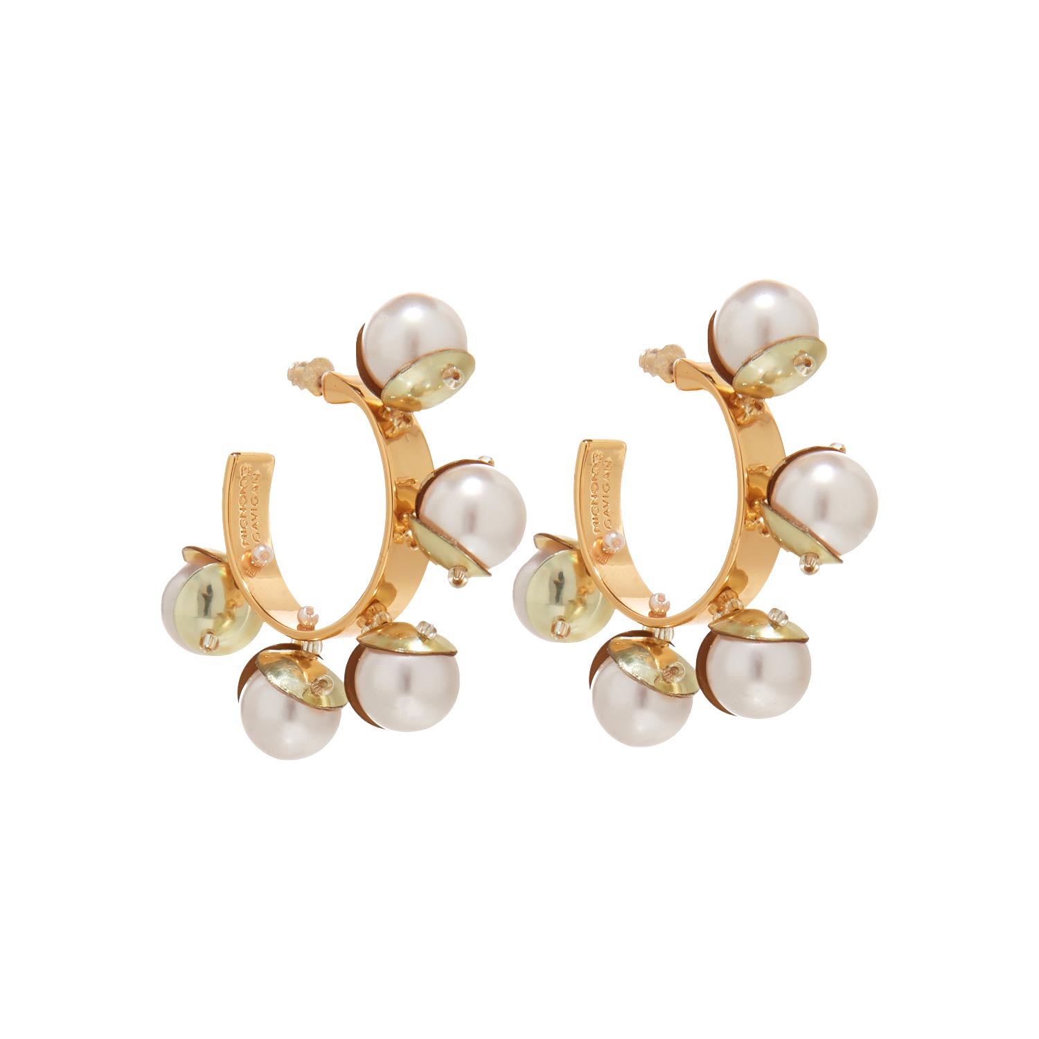 Mini Delfina Hoops - Blush