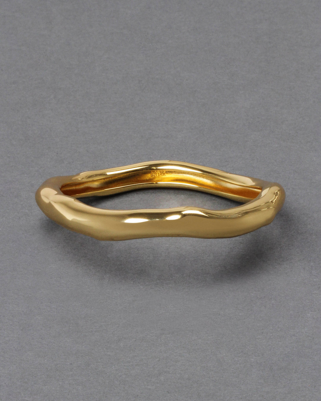Small Molten Bangle Bracelet - Gold
