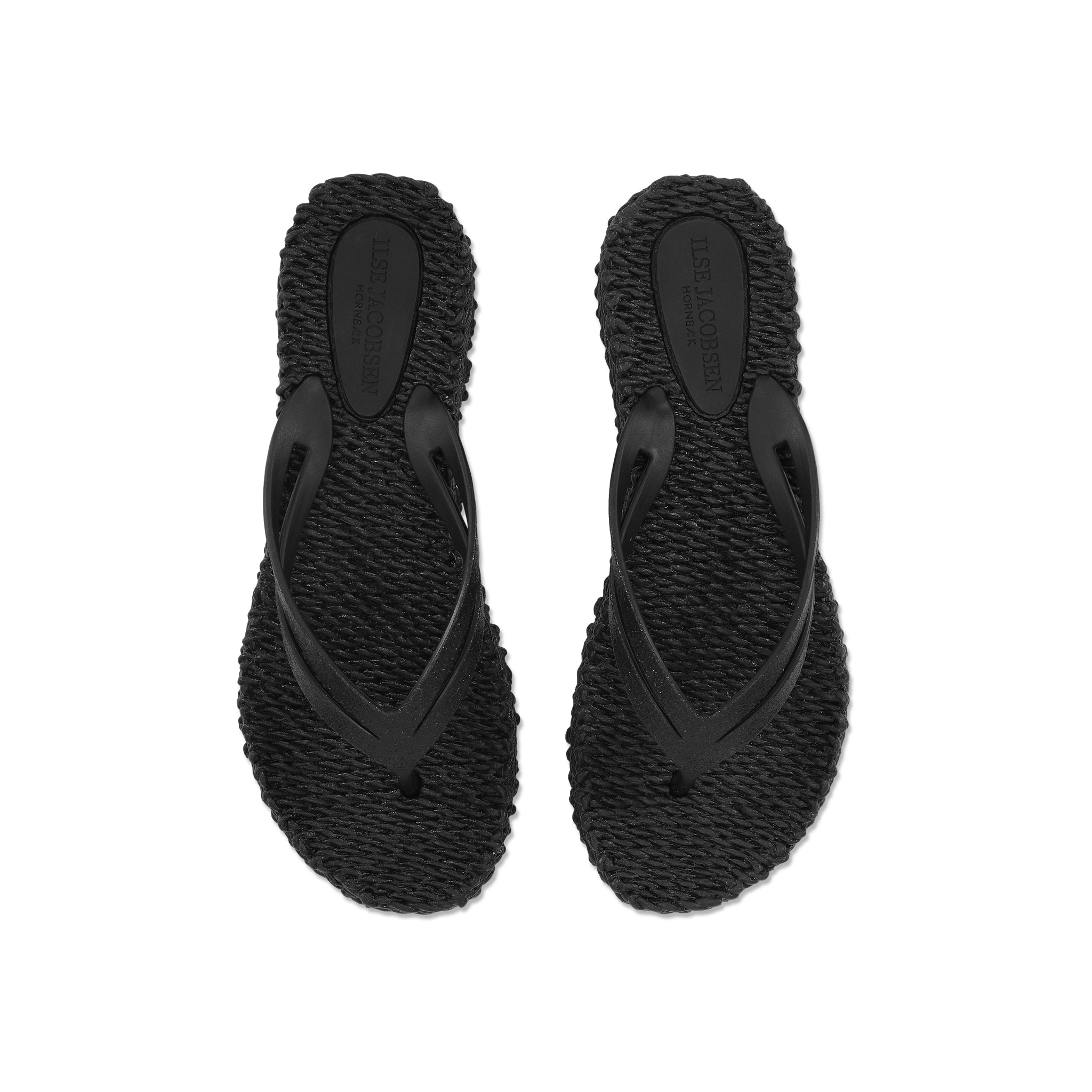 Flip Flop On Platform Sole - Black