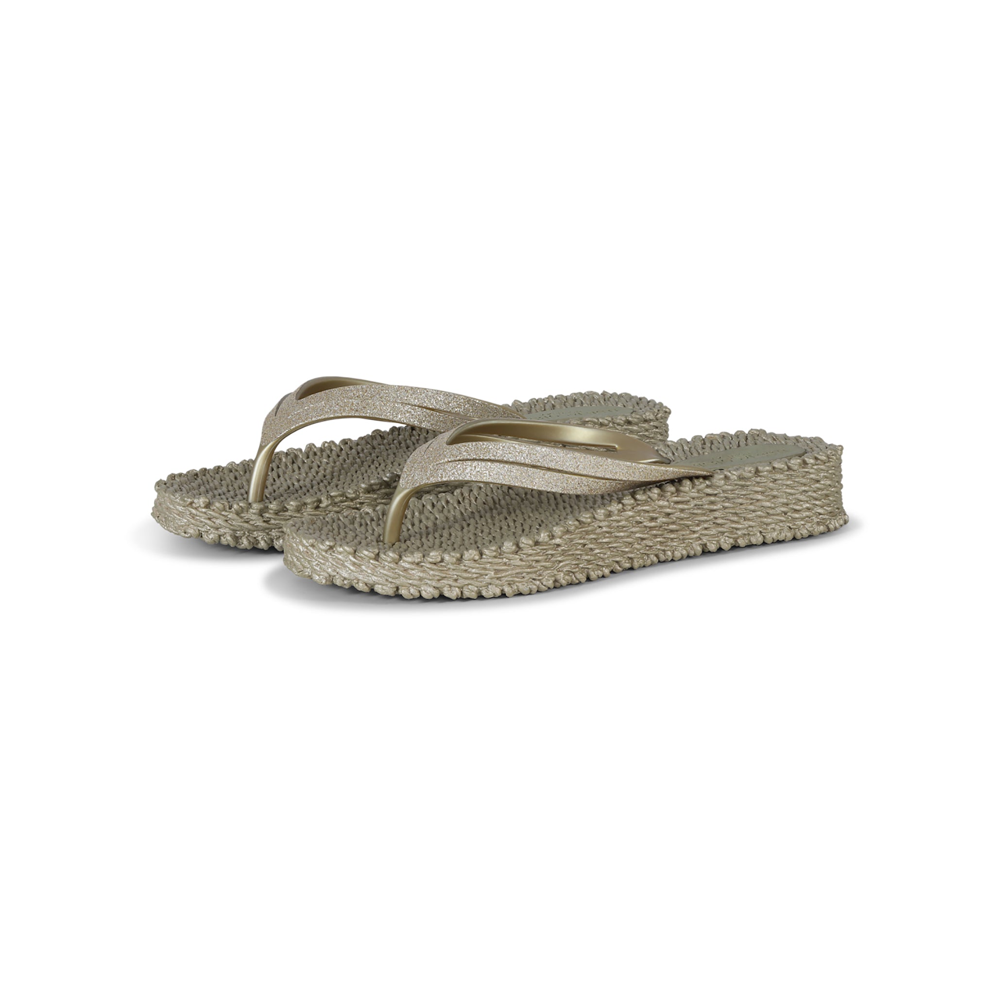 Flip Flop On Platform Sole - Platin