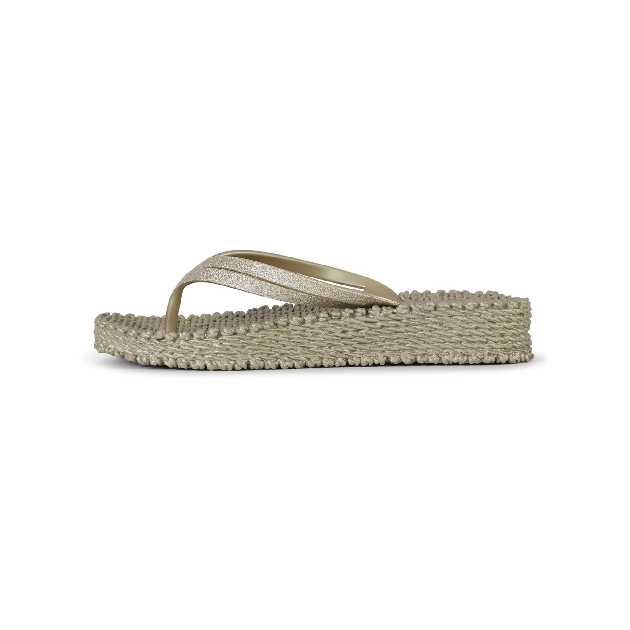 Flip Flop On Platform Sole - Platin
