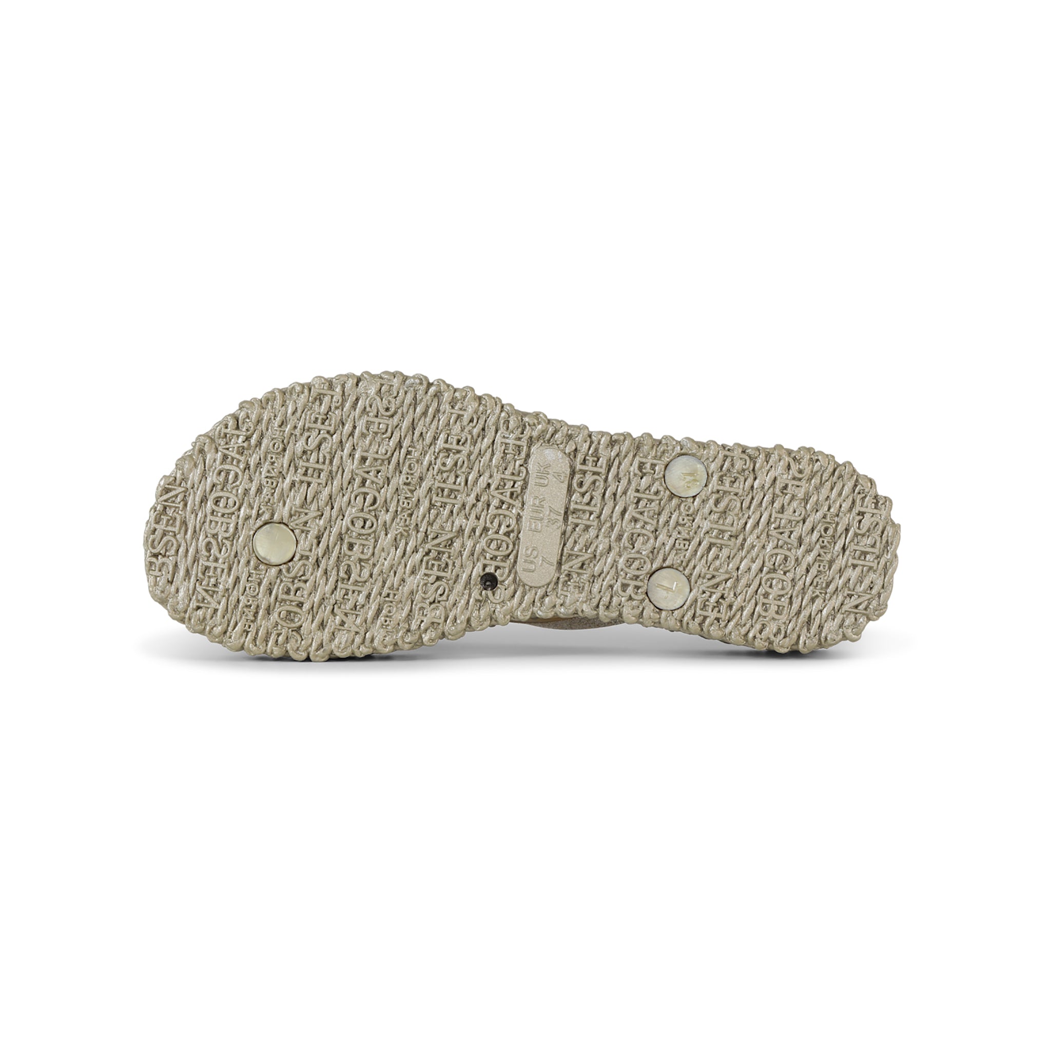 Flip Flop On Platform Sole - Platin