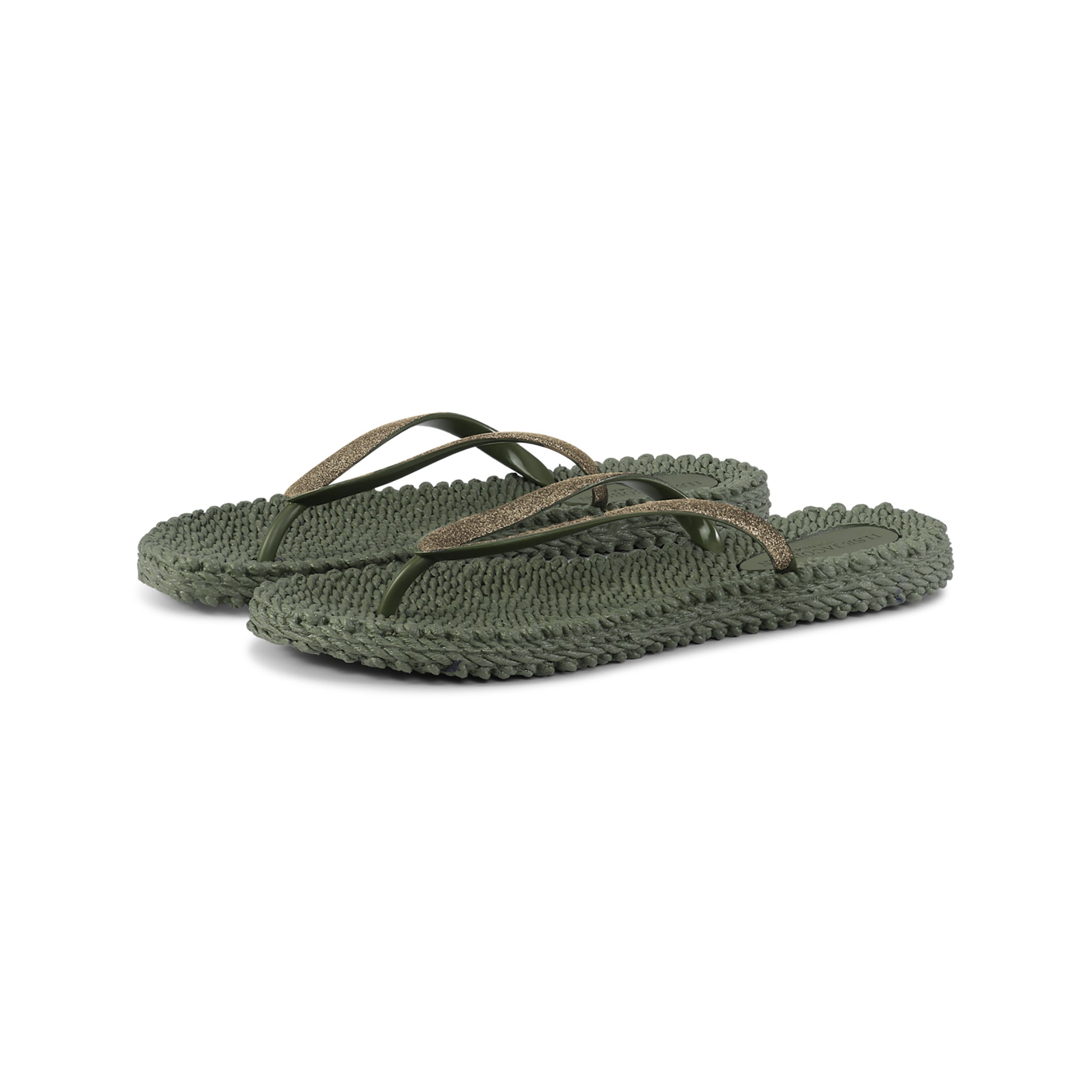 Flip Flop With Glitter - Army