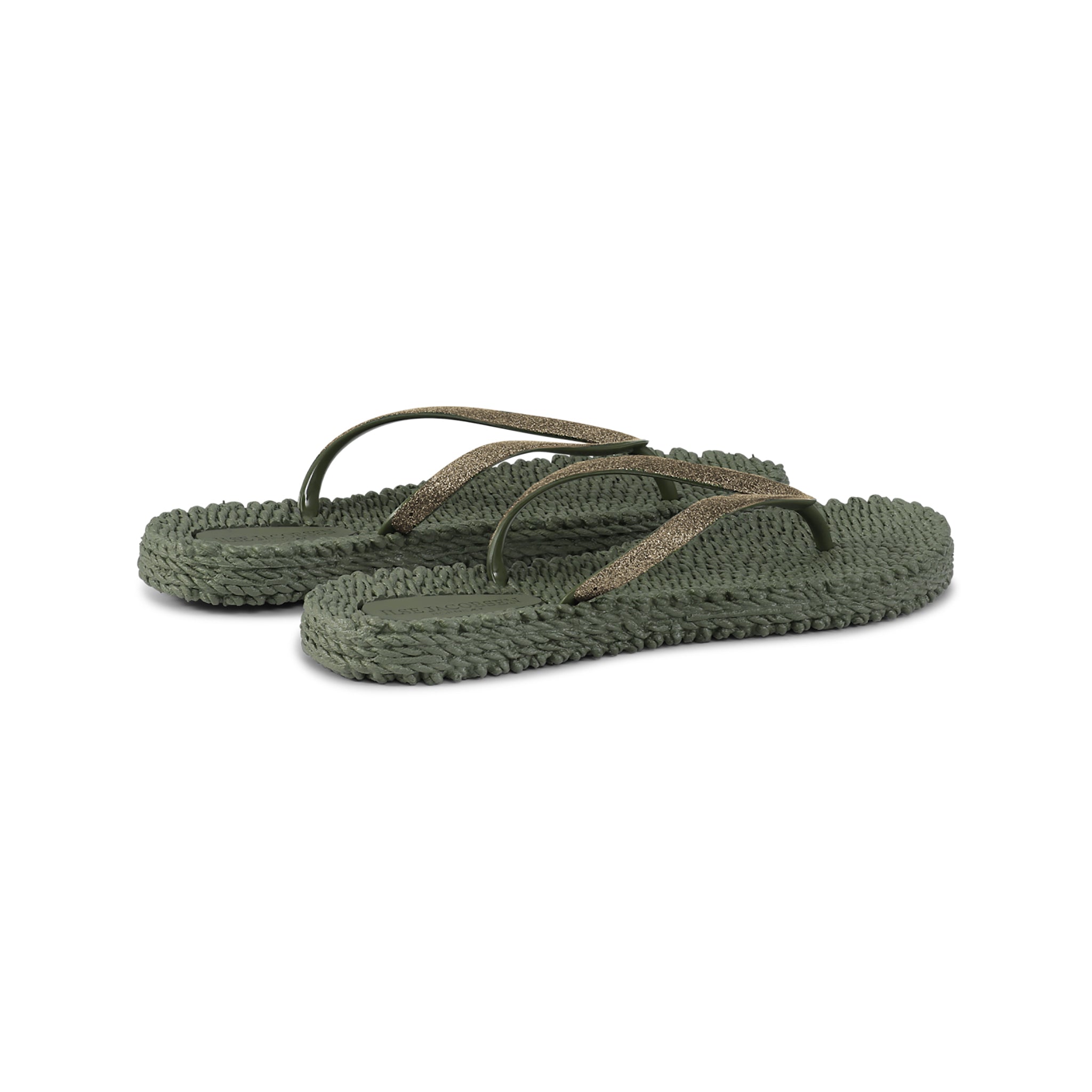 Flip Flop With Glitter - Army